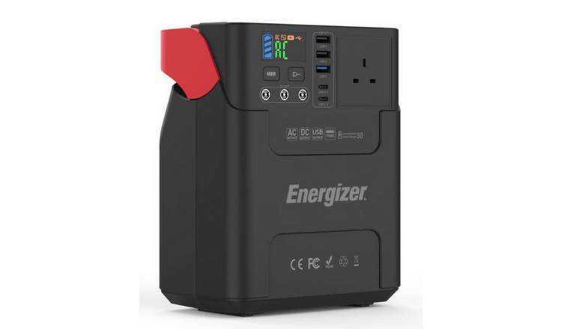 RRP £180 Unboxed Energizer Portable Power Station Multifunction Pps222W1