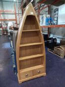 RRP £700 Solid Wooden Oak Tall Boy Cabinet ( In Need Of Attention Crack In The Top Of Unit)