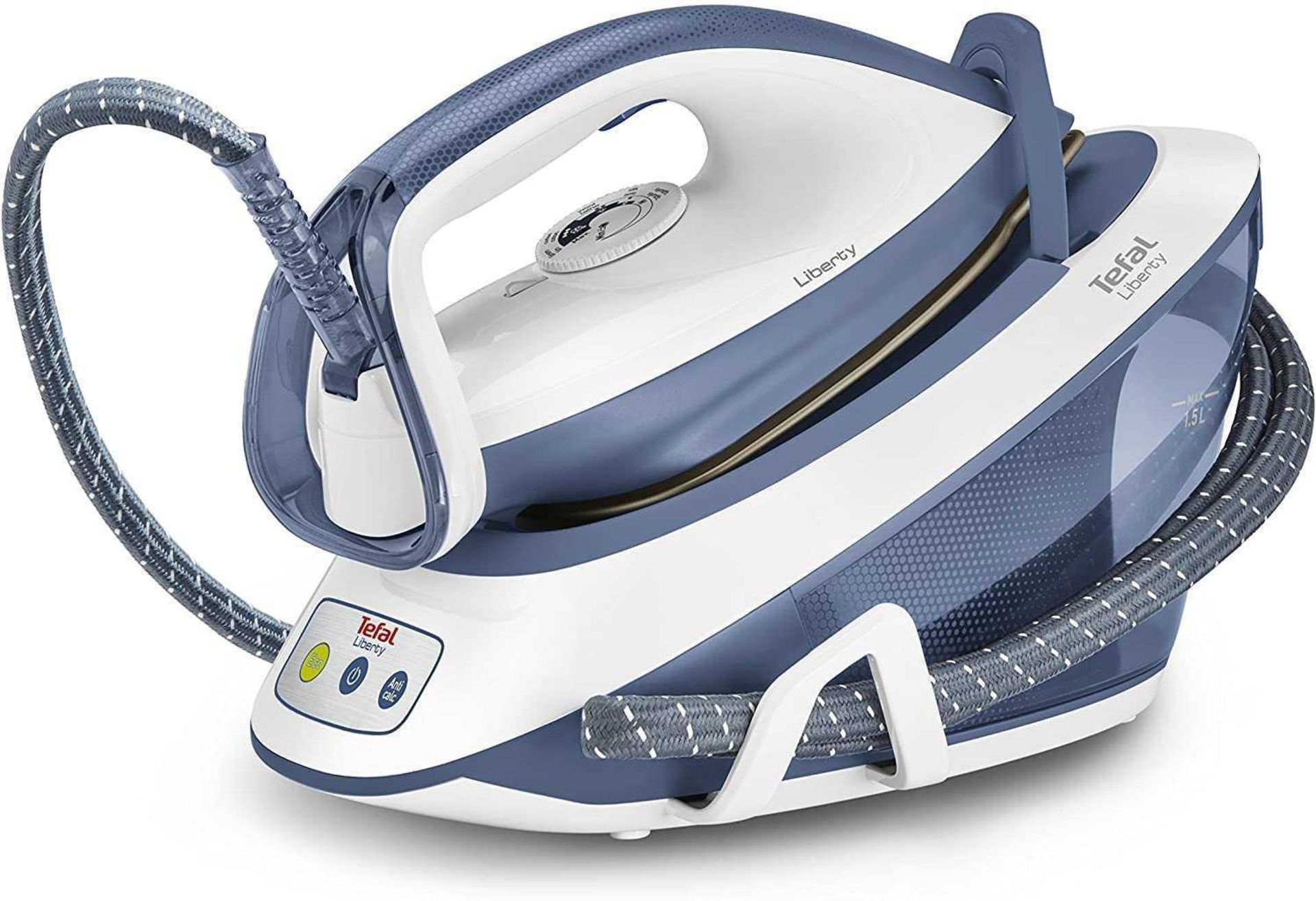 RRP £200 Boxed Tefal Steam Generator Liberty Iron