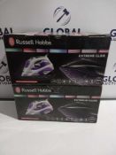 RRP £50 Each Boxed Russell Hobbs Extreme Glide Iron