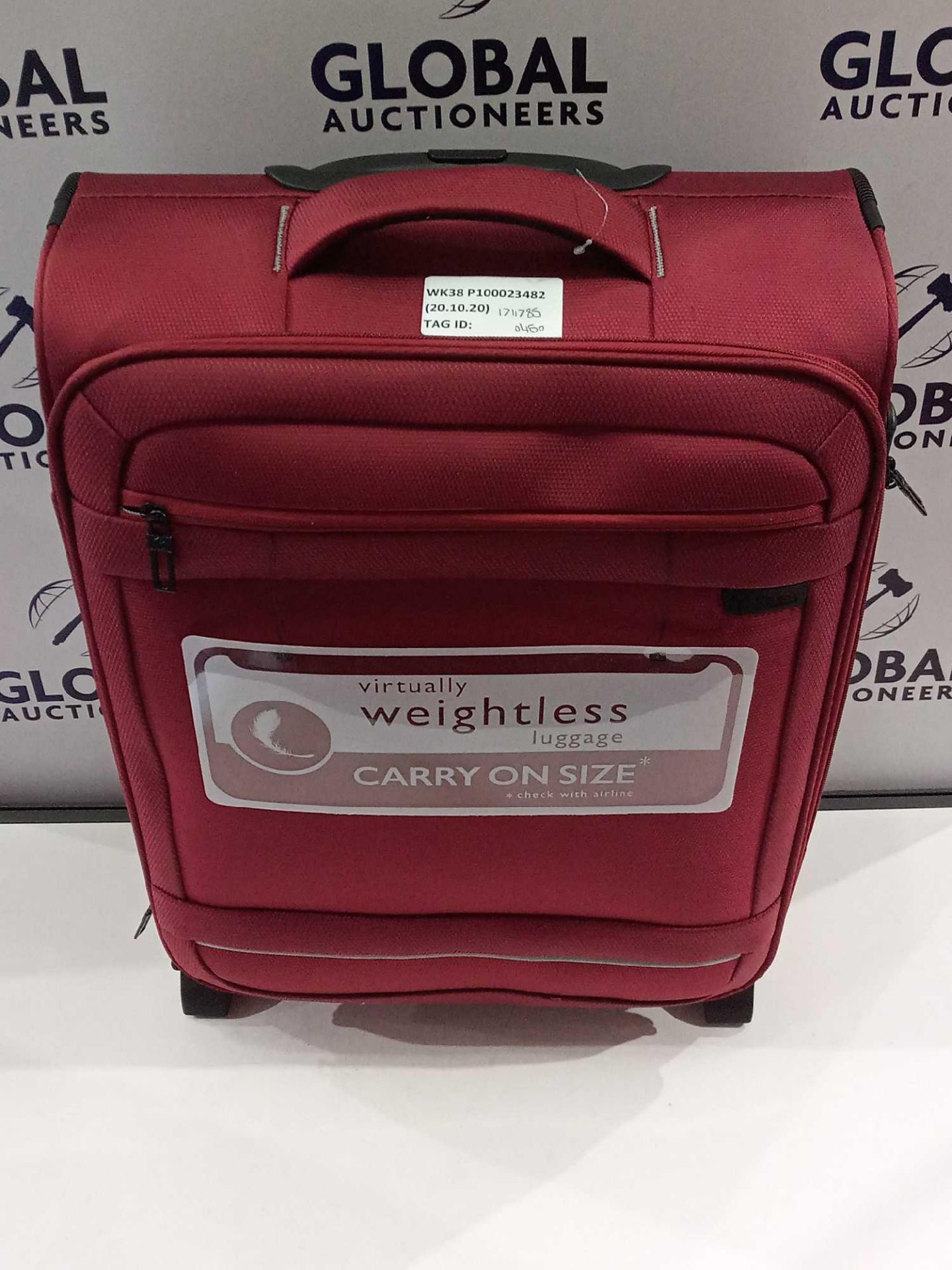 RRP £45 Each Qube London Virtually Weightless Carry-On Size Luggage Suitcase - Image 2 of 2