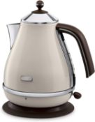 RRP £80 Boxed Delonghi Icona Vintage Electric Kettle