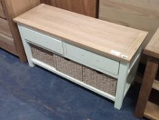 RRP £200 Designer 5 Drawer Sideboard 3 Drawers Are Wicker Styles
