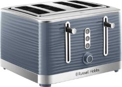 RRP £50 Boxed Russell Hobbs Inspire 4 Slice Toaster