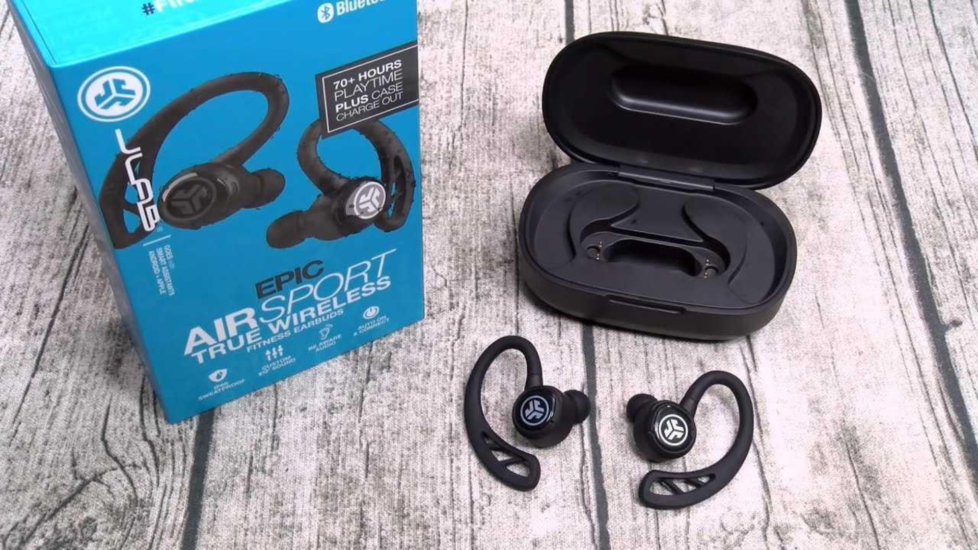 RRP £150 Boxed Jlab Epic Air Sport True Wireless Fitness Earbuds