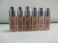 RRP £30 Each Christian Dior 24-Hour Perfection Skin Caring Foundation In Assorted Shades (Ex Display