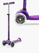 RRP £135 Boxed Micro Maxi Deluxe Led Wheels Children's Scooter