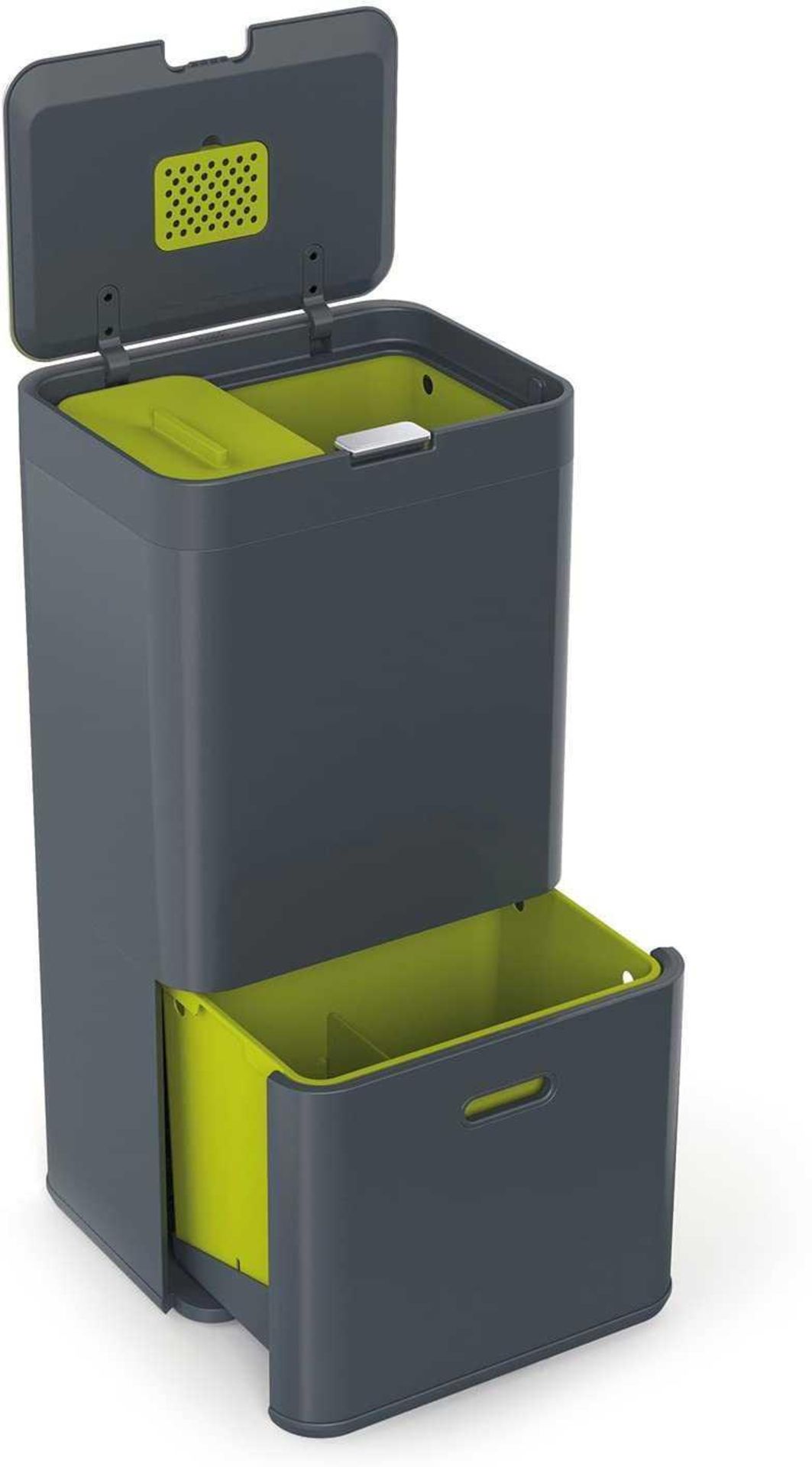 RRP £180 Unboxed Joseph Joseph Intelligent Waste Dual System Food Caddy