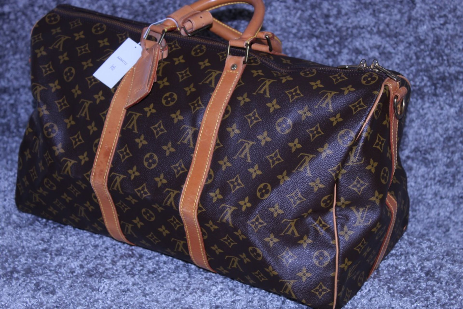 RRP 2,000 Louis Vuitton Keepall 50 Bandouliere Shoulder Bag, Brown Coated Canvas Monogram, - Image 3 of 6