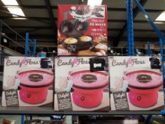 6 ITEMS – 5 X CANDY FLOSS MAKER & 1 X THE HAIRY BIKES DEEP DISH PIE MAKER