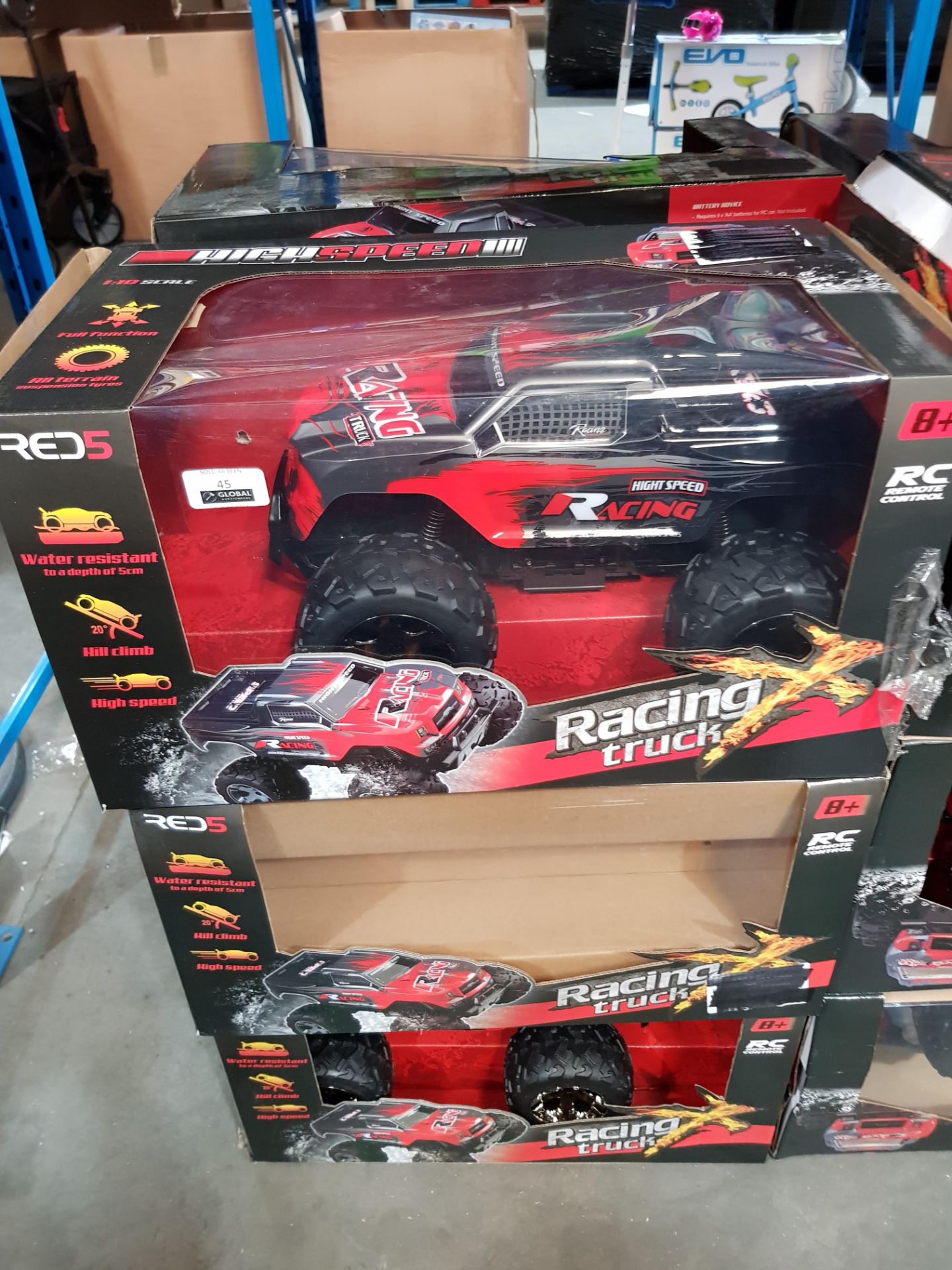 6 X RED5 RC RACING TRUCK