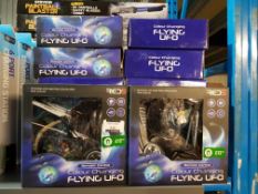 12 X RC COLOUR CHANGING FLYING UFO