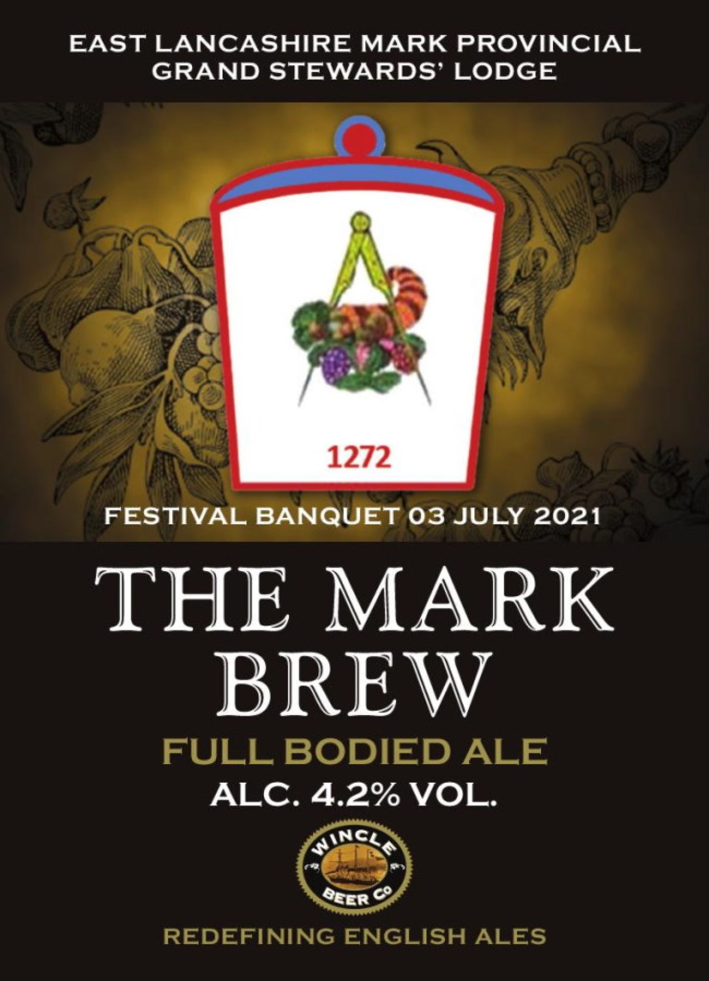 A case of "Mark Brew" a tasty traditional ale brewed with care at Wincle Brewery.