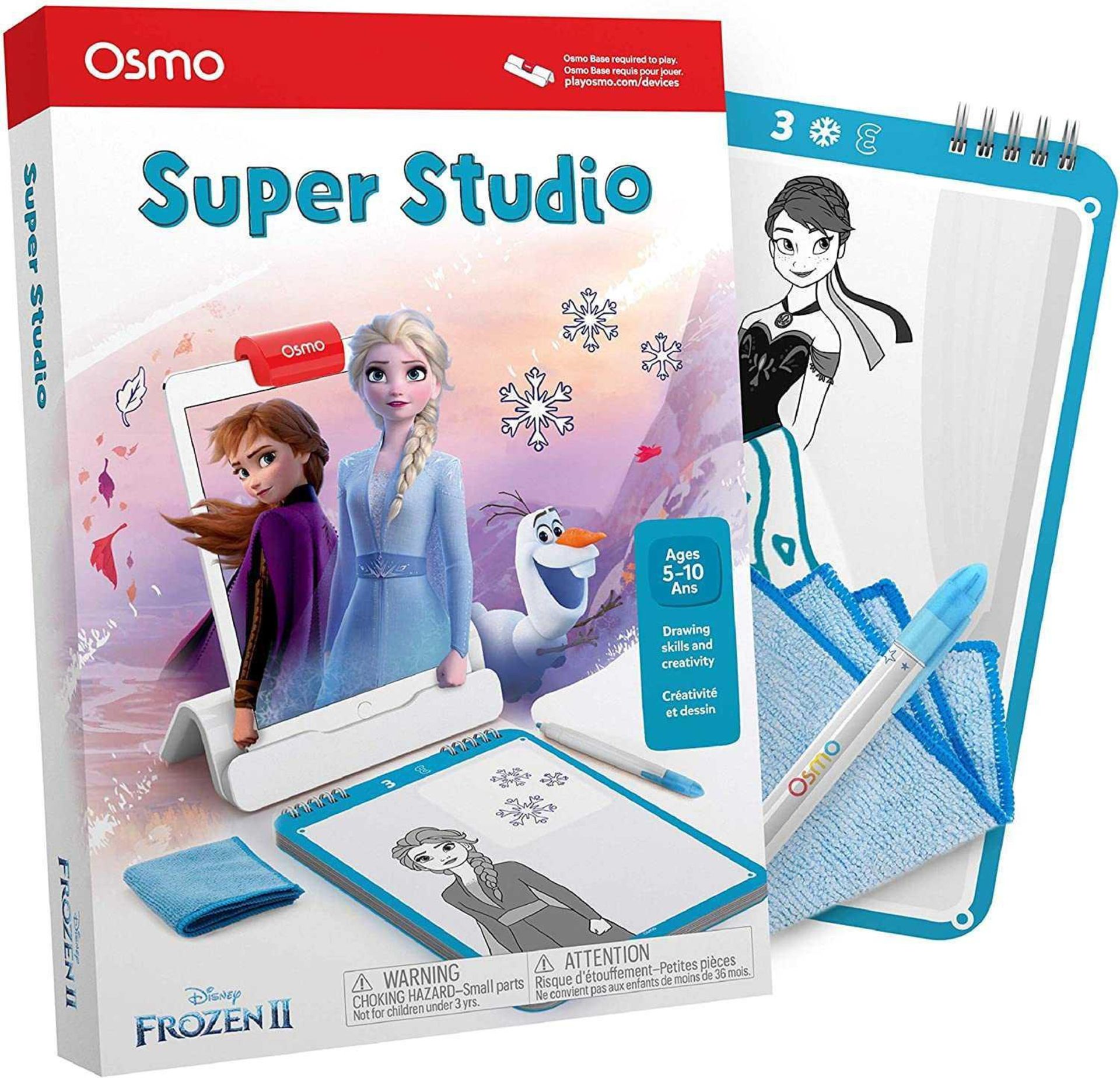 RRP £100 Lot To Contain 4 Boxed Osmo Super Studio Disney Frozen Ii Packs