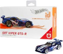 RRP £70 Lot To Contain 10 Boxed Hot Wheels Id Srt Viper Gts-R Smart Track Vehicles