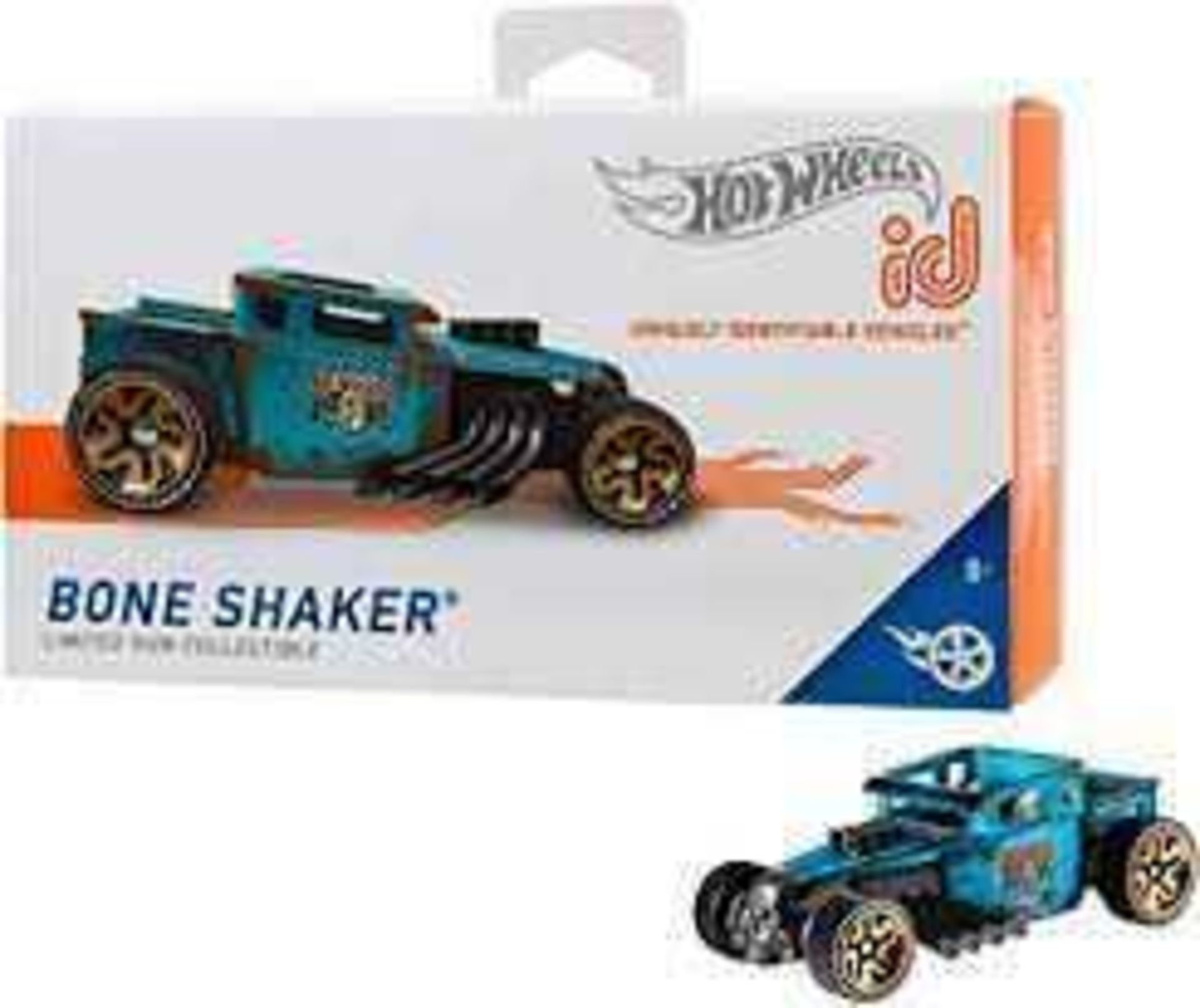 RRP £275 Lot To Contain 40 Boxed Brand New Hot Wheels Id Bone Shaker Smart Track Vehicles