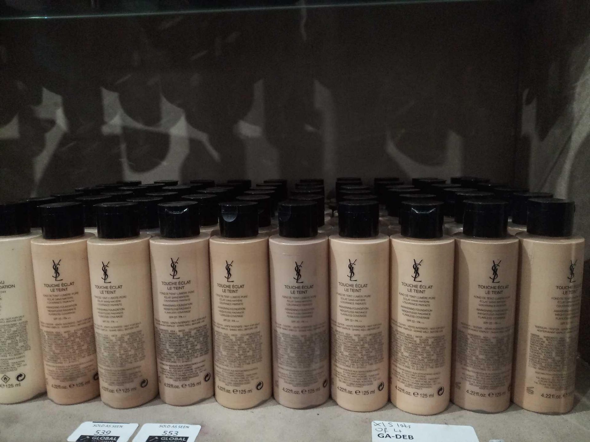 RRP £110 Lot To Contain 4 Yves Saint Laurent Touch Clat Awakening Foundations In Assorted Shades Ex