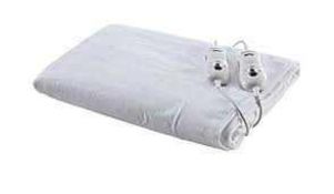 RRP £100 Lot To Contain 2 Boxed Monogram Allergy Free Heated Mattress Covers