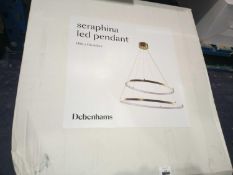 RRP £180 Boxed Debenhams Seraphina Led Pendant