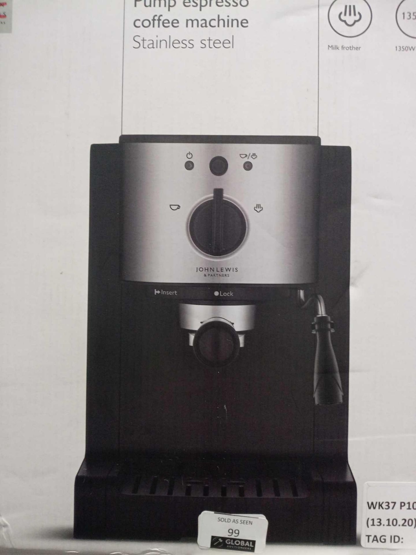 RRP £140 Boxed Assorted John Lewis Kitchenaid Swimming Swimming Clued Juice Extractor And Pump Espr - Image 2 of 2