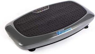 RRP £180 Boxed Vibrapower Slim Free Fitness Vibration Plate (Accessory Step Not Included)