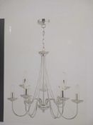 RRP £125 Boxed Debenhams Home Collection Alexa 9 Light Chandelier