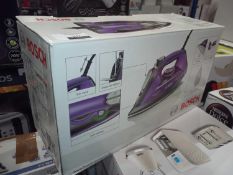 RRP £170 Lot To Contain 3 Box Assorted Irons To Include Bosch Sensixx High-Performance Iron And Tef