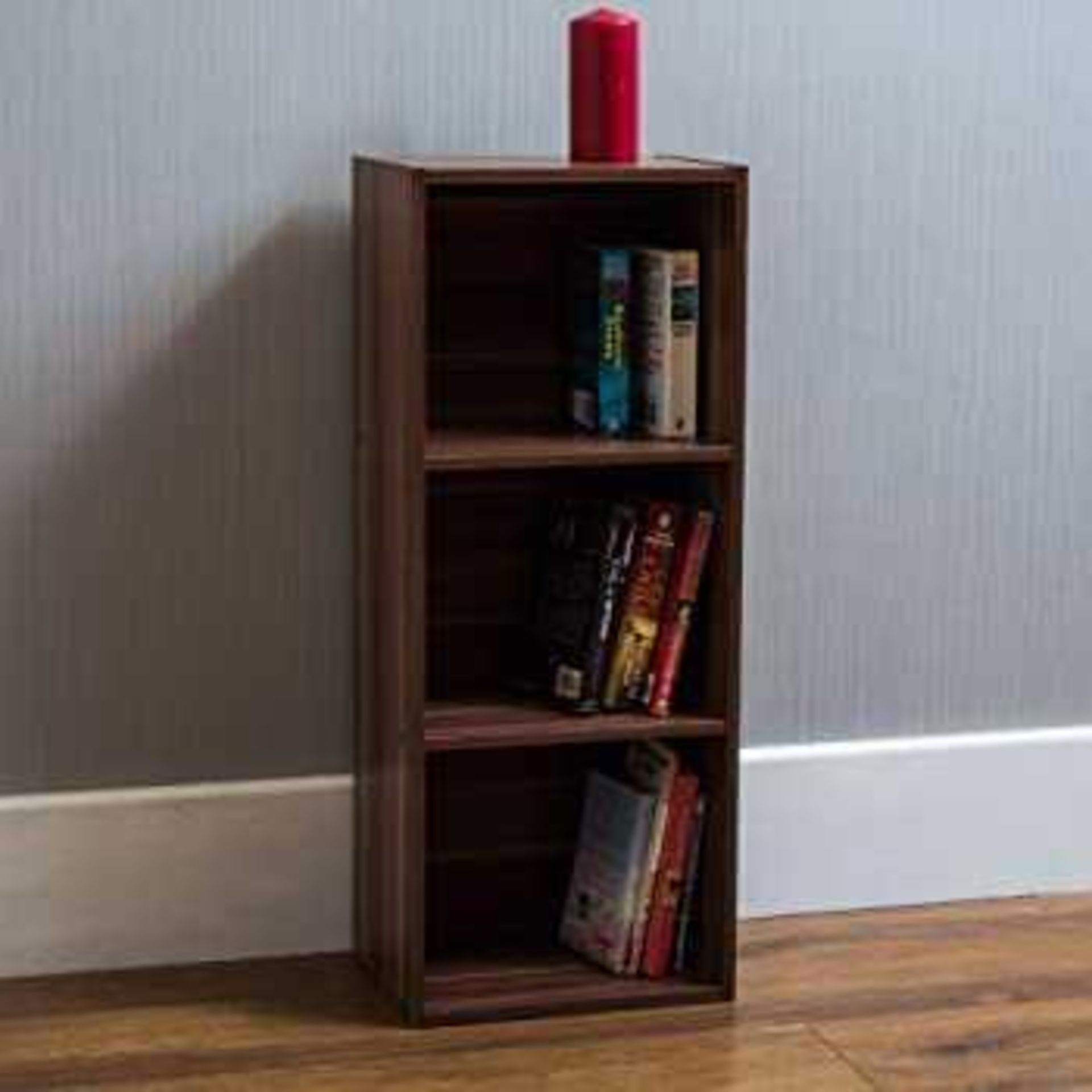 RRP £45 Boxed Oxford 3 Tier Bookcase (16889) (Appraisals Available On Request) (Pictures For