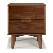 RRP £65 Boxed George Oliver Alexandred 2 Drawer Bedside Table (16889) (Appraisals Available On