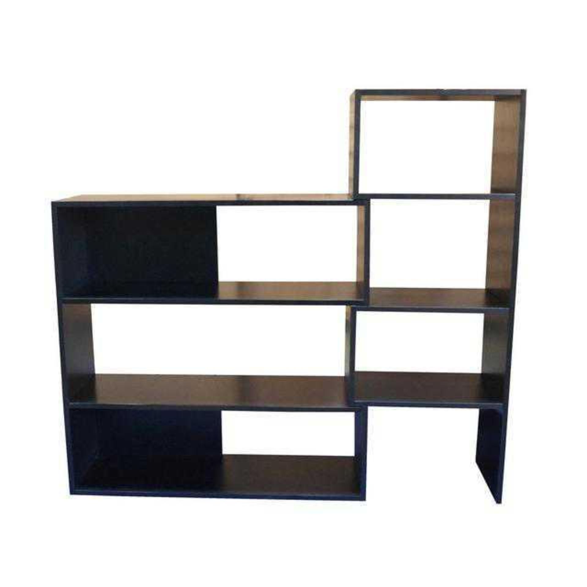 RRP £600 Sourced From Debenhams Brand New Boxed Fenton Adjustable Shelving Unit In Black (Appraisals