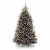 RRP £110 Boxed Dunhill 6Ft Silver Artificial Christmas Tree