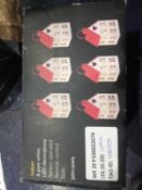 RRP £40 Boxed John Lewis Bo Led Metal House Twilight Set Of 6 Pure White Led Decorations