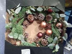 RRP £35 Boxed John Lewis Hanging Christmas Wreath