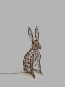 RRP £50 Boxed John Lewis Indoor And Outdoor 60Cm Hare With Timer