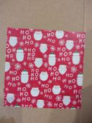 RRP £36 Box To Contain 36 Rolls Of 4M Santa Ho Ho Roll Wrap