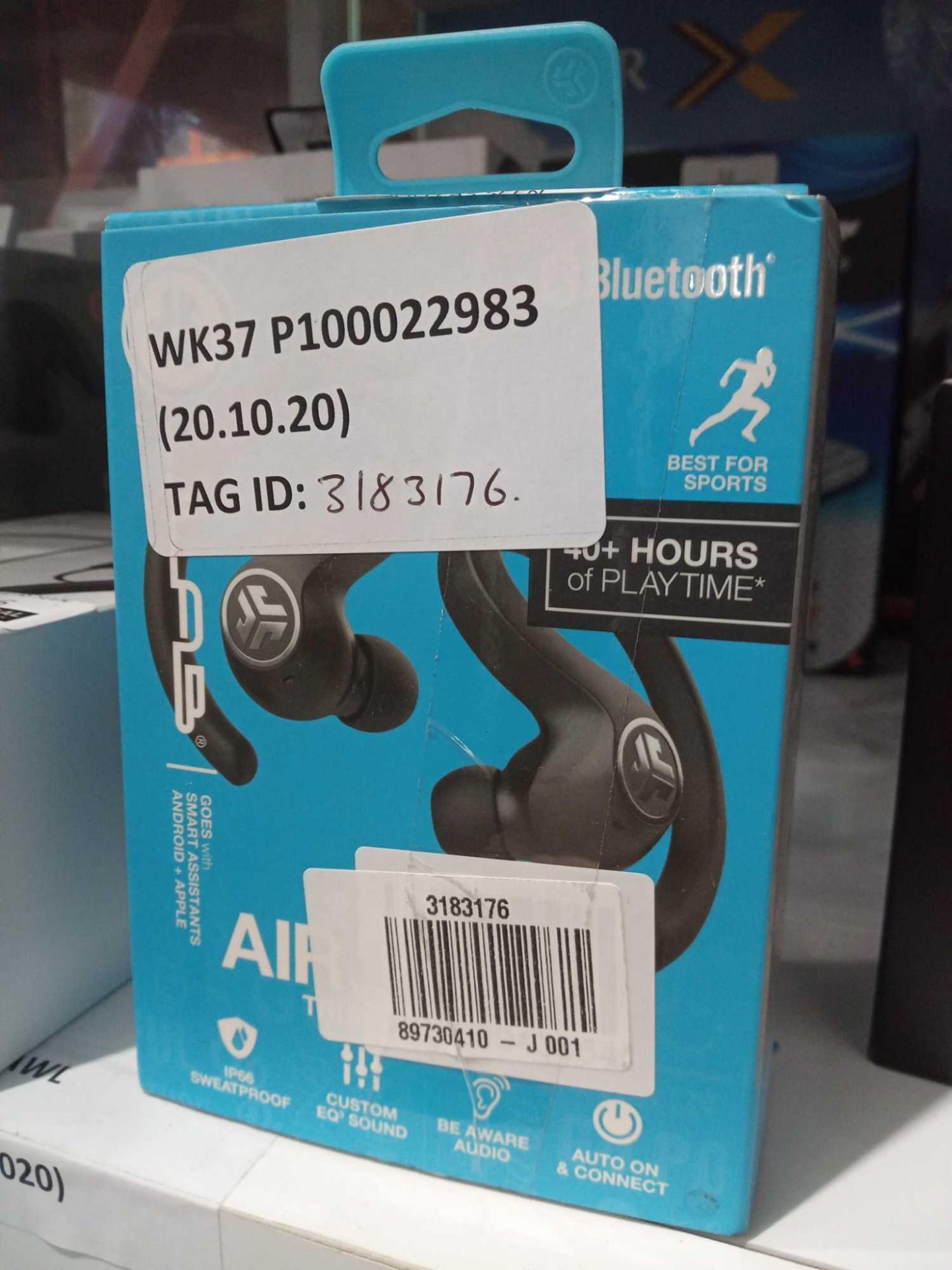 RRP 70 Boxed Jlab Earbuds Air Sport True Wireless Earphones (3180162) (Appraisals Available Upon