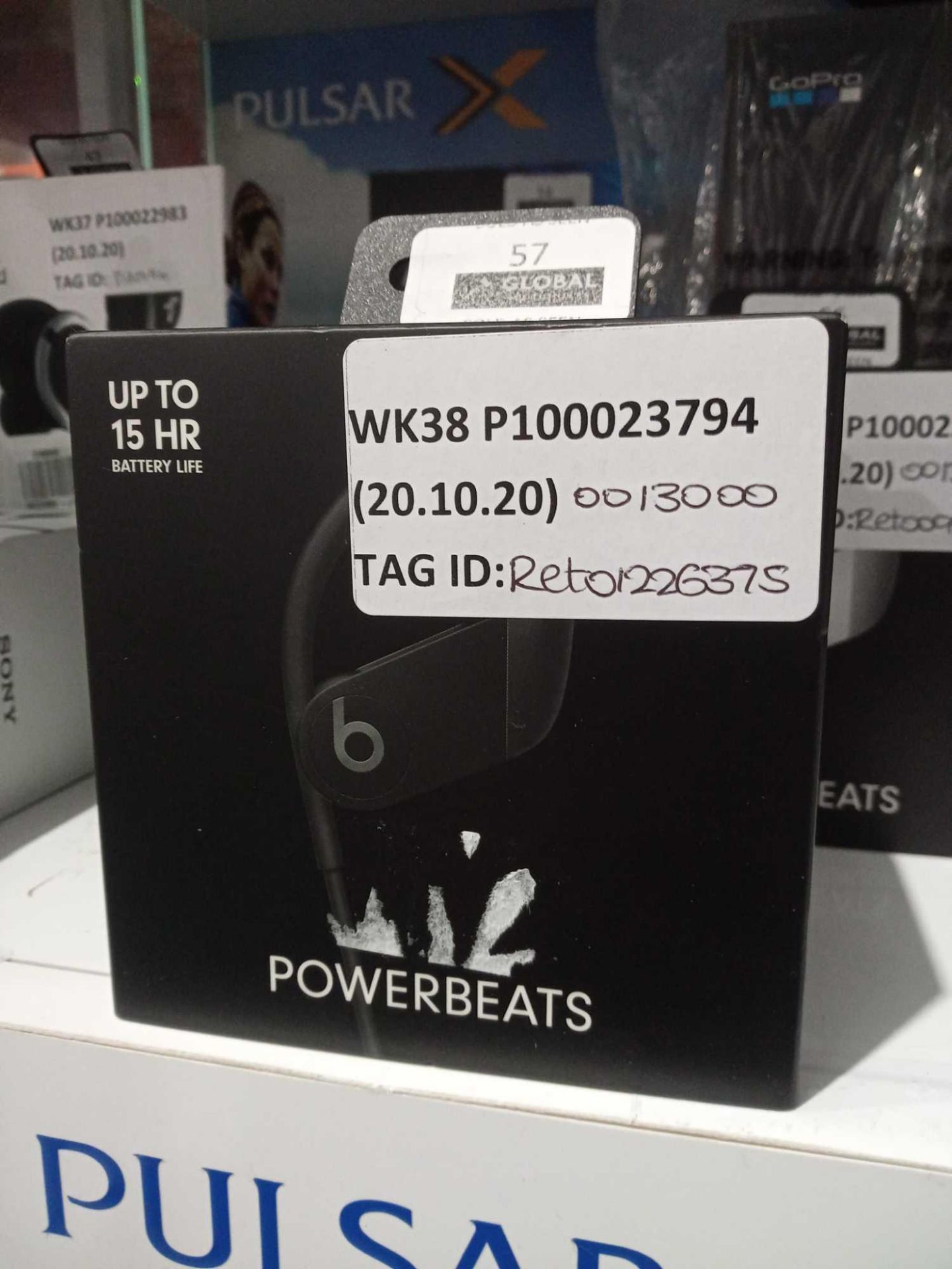 RRP 130 Boxed Beats Studio Powerbeats Wireless High Performance Bluetooth Earphones (Ret00992579) (