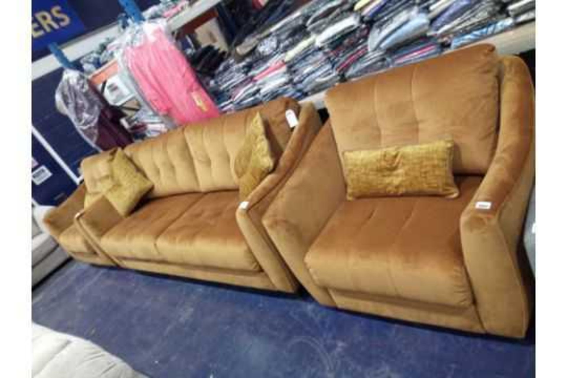 RRP 3400 Sourced From A High End Furniture Store G Plan Vintage Nancy Sofa Set To Include 2 Seater - Image 2 of 2