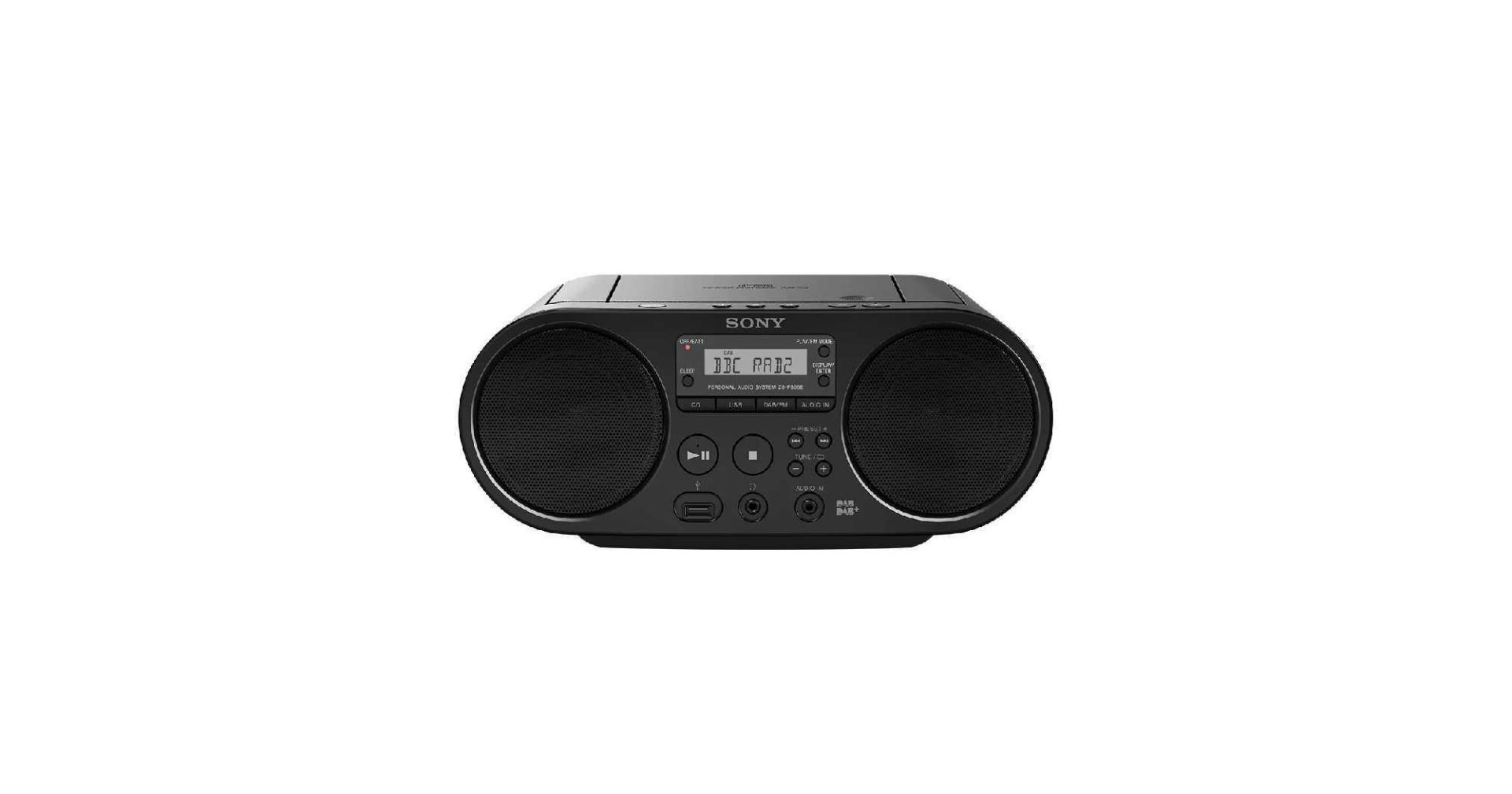 RRP 100 Boxed Sony Zs-Ps55B Cd Boombox (00716498) (Appraisals Available Upon Request) (Images for