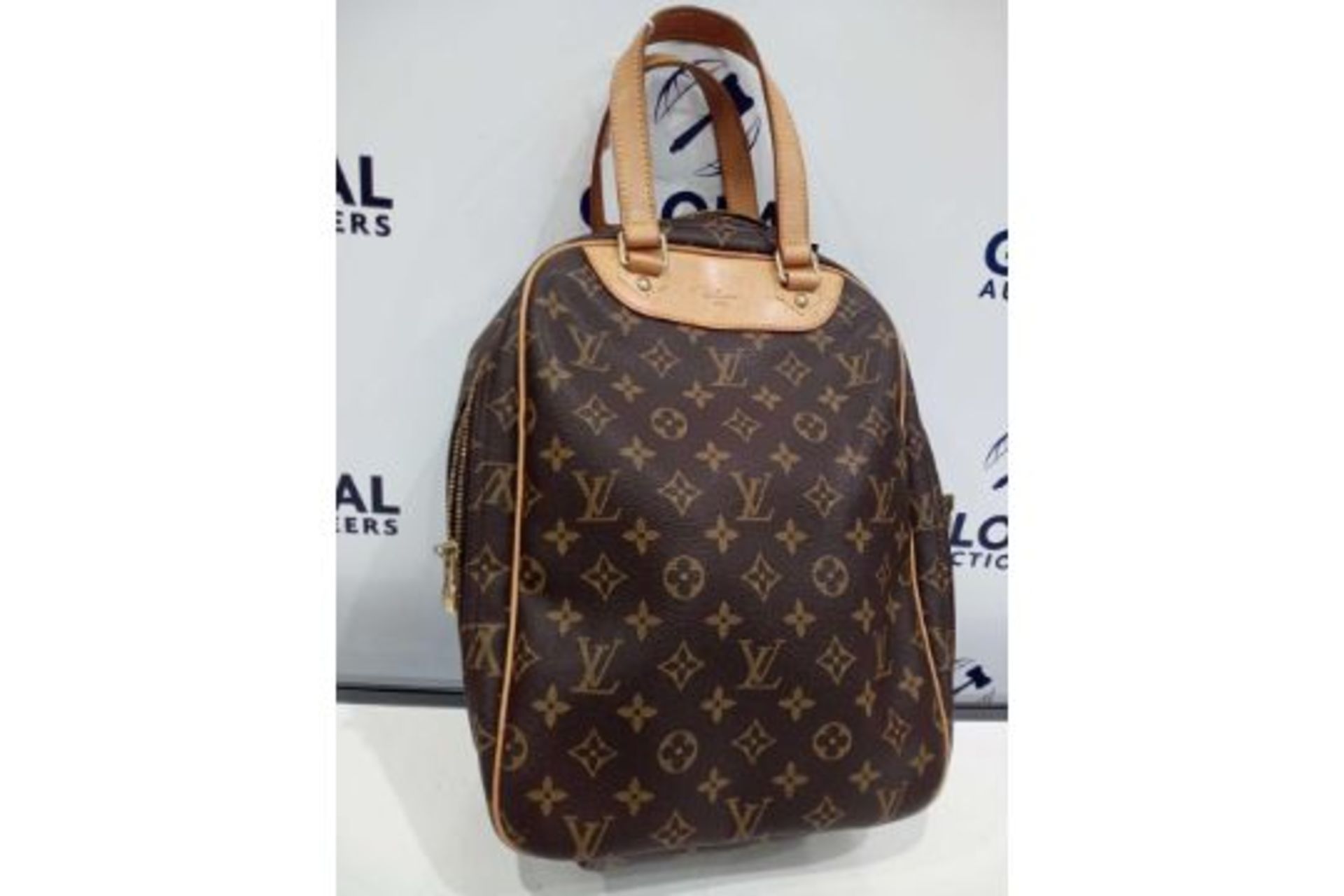 RRP £1100 Louis Vuitton Excursion Brown Coated Monogram Canvas Vachetta Golden Brass Hardware ( - Image 3 of 4