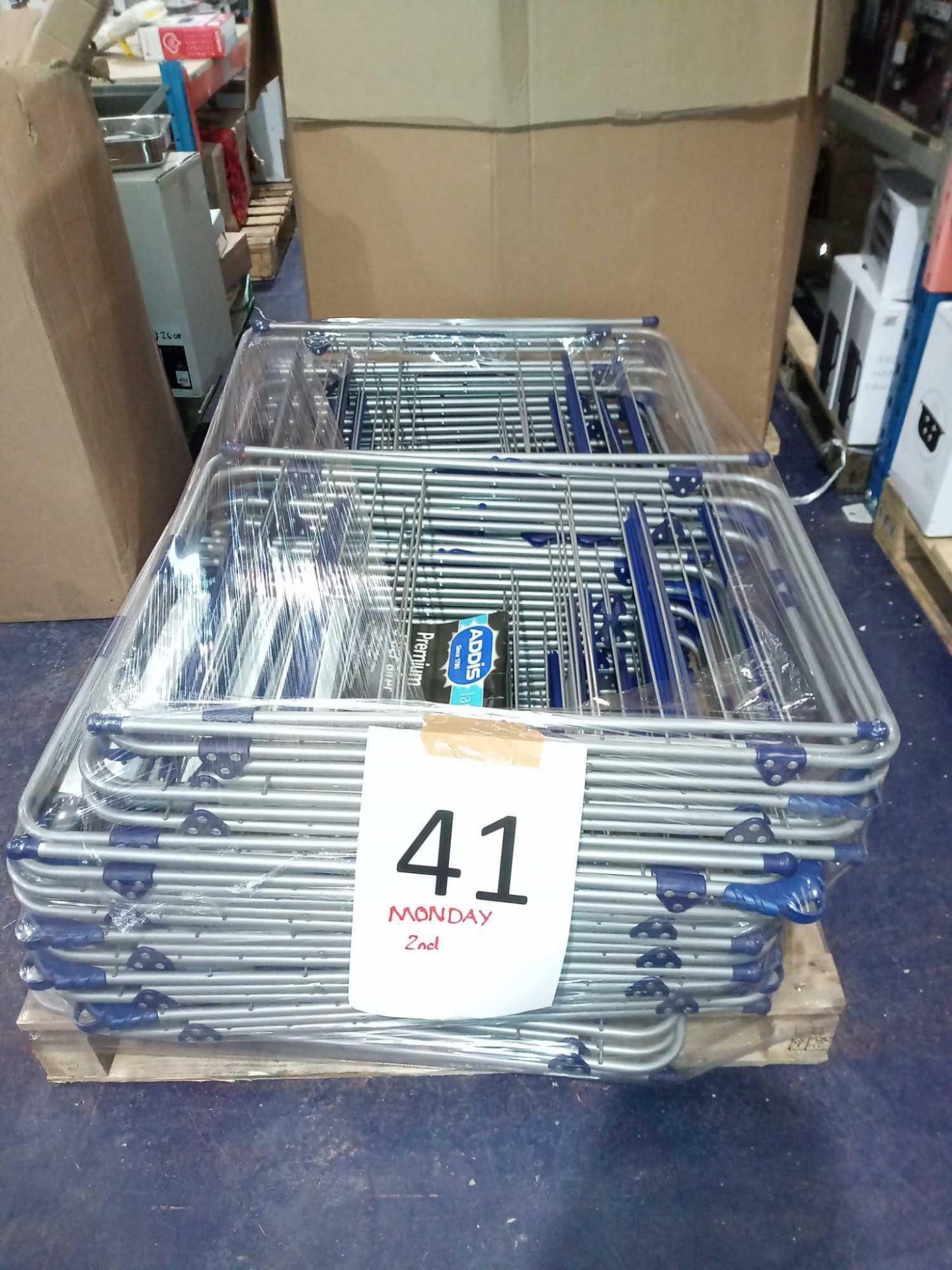 RRP £450 Pallet To Contain 15 Assorted Addis Laundry Serve Premium 3 Tier Airer Racks