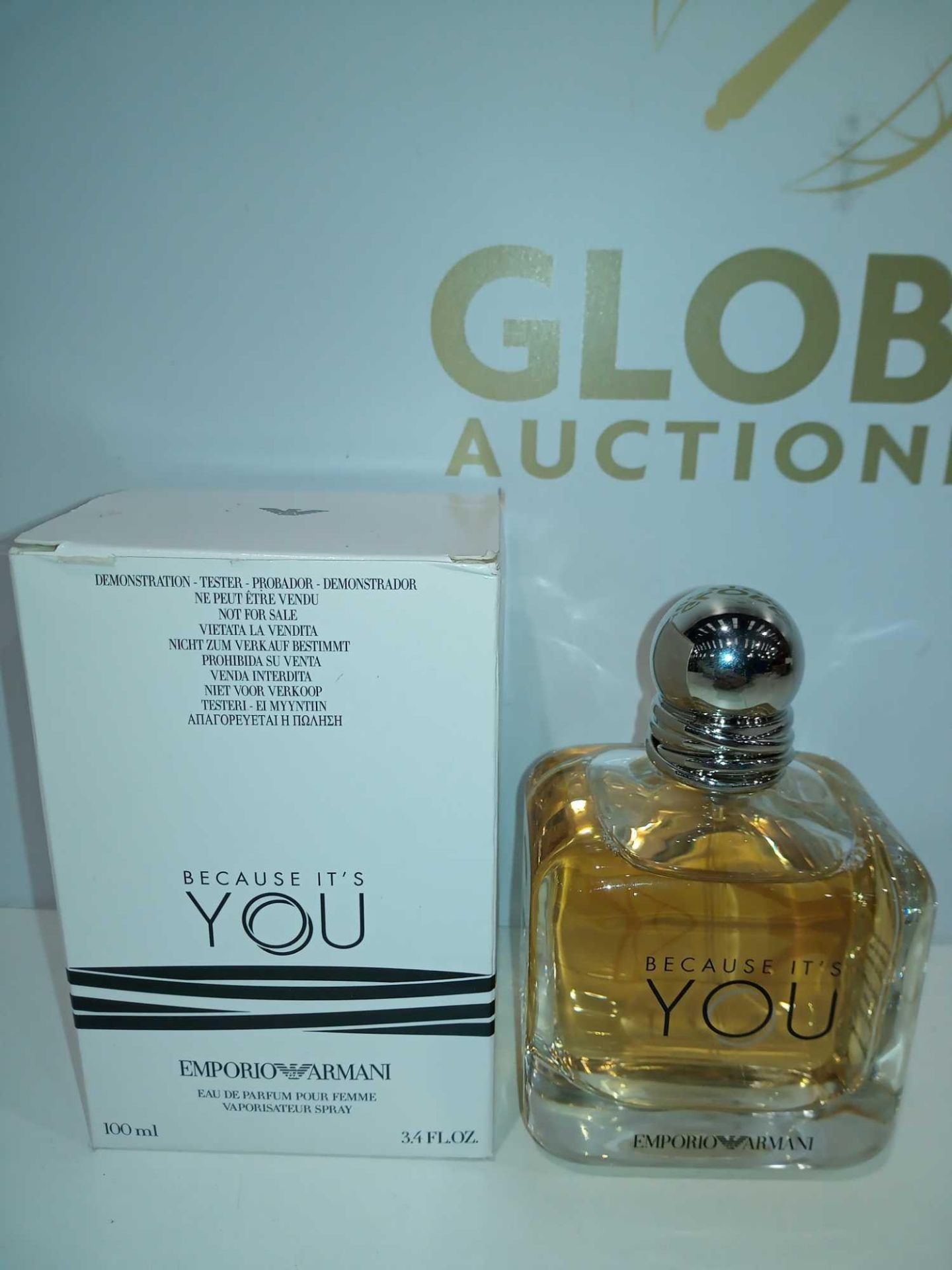 RRP £95 Boxed Brand New Bottle Of Emporio Armani Because It'S You 100Ml Eau De Parfum Pour Femme