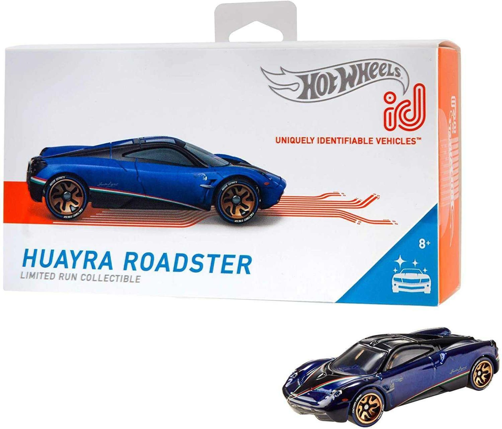 RRP £150 Lot To Contain 10 Boxed Hot Wheels I D Huayra Roadster