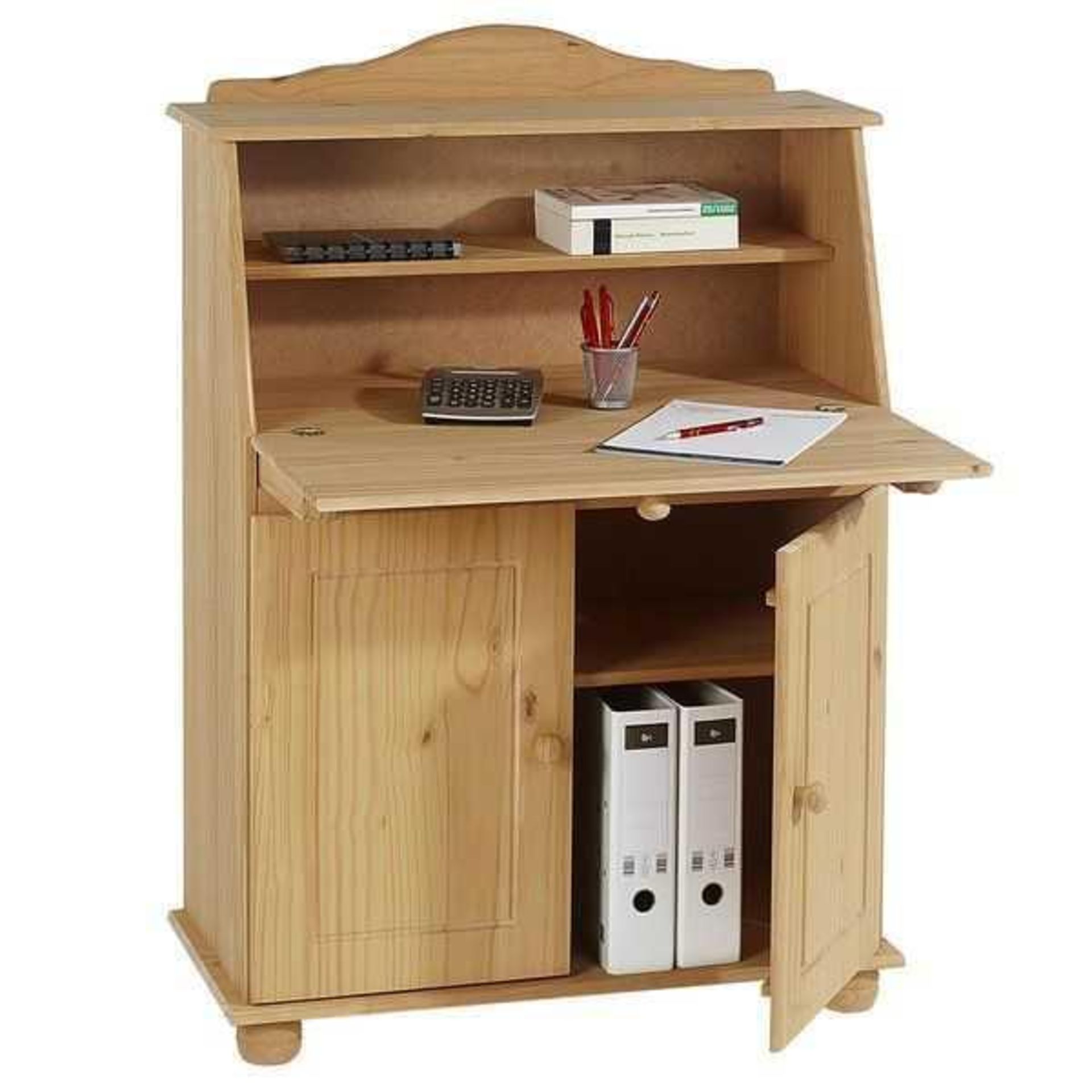 RRP £140 Boxed Marlow Home Hamlin Security Desk (17834) (Appraisals Available On Request) ( - Image 2 of 2