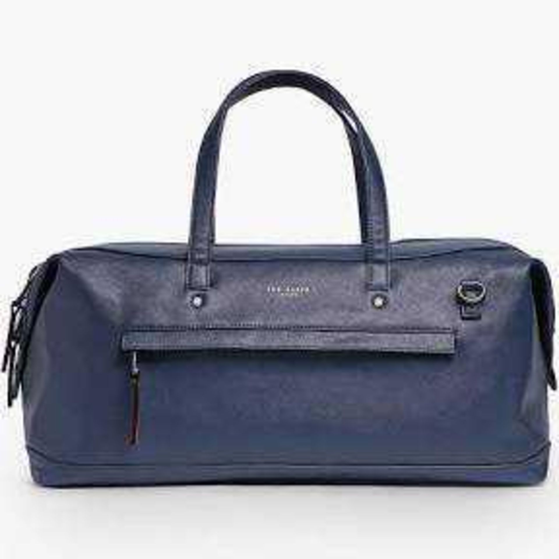 RRP £55 Ted Baker Of London Designer Carry Bag In Steel Blue