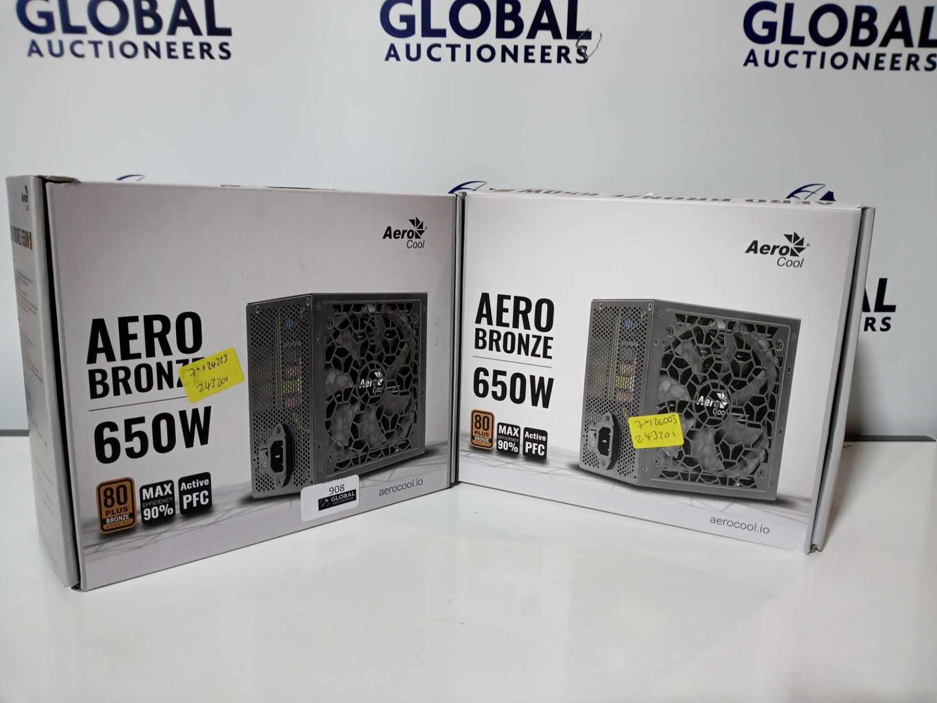 RRP £50 Each Box Aerocool Aero Bronze 650W Power Supply N