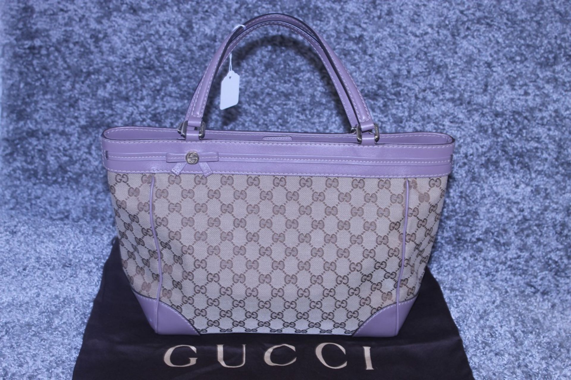 RRP £1200 Gucci Mayfair Tote Shoulder Bag In Beige/Brown Monogrammed Canvas Condition Rating Aa ( - Image 2 of 6