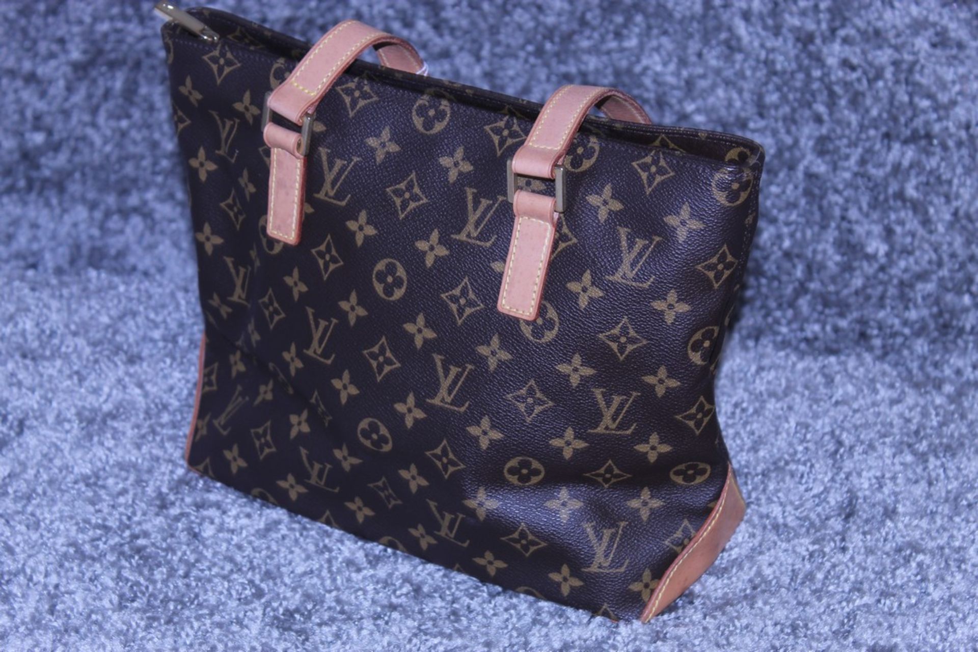 RRP £1.260 Louis Vuitton Cabas Piano Shoulder Bag, Brown Monofram Coated Canvas, Vachetta Handles, - Image 3 of 6