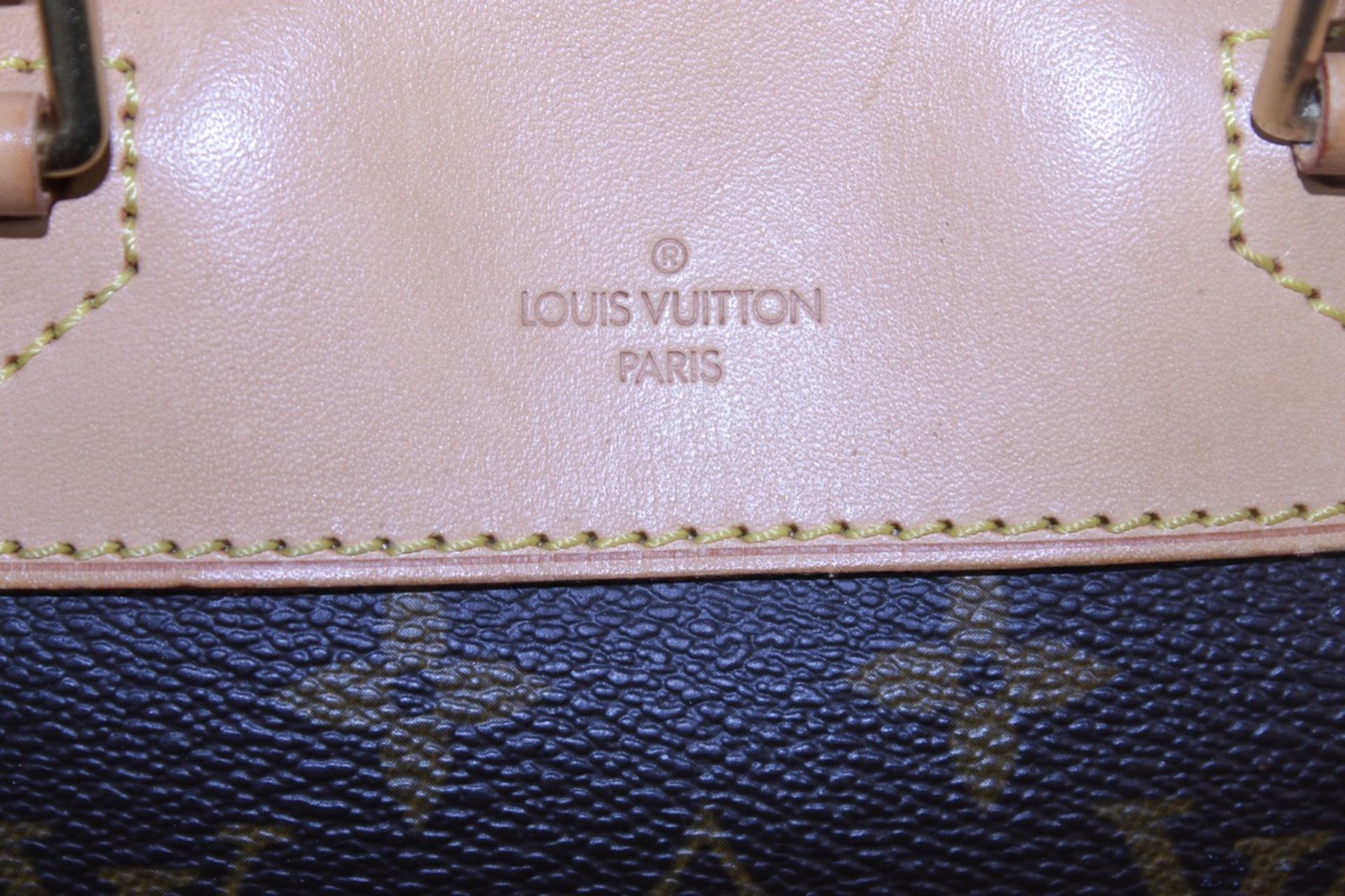 RRP £1,300 Louis Vuitton Deauville Handbag, Brown Monogram Coated Canvas 35X26X14Cm (Production Code - Image 4 of 5