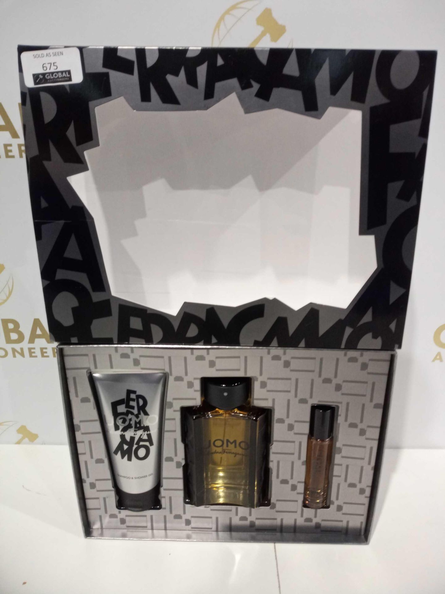 RRP £75 Boxed Uomo Salvadore Ferragamo 3 Piece Edt Gift Set